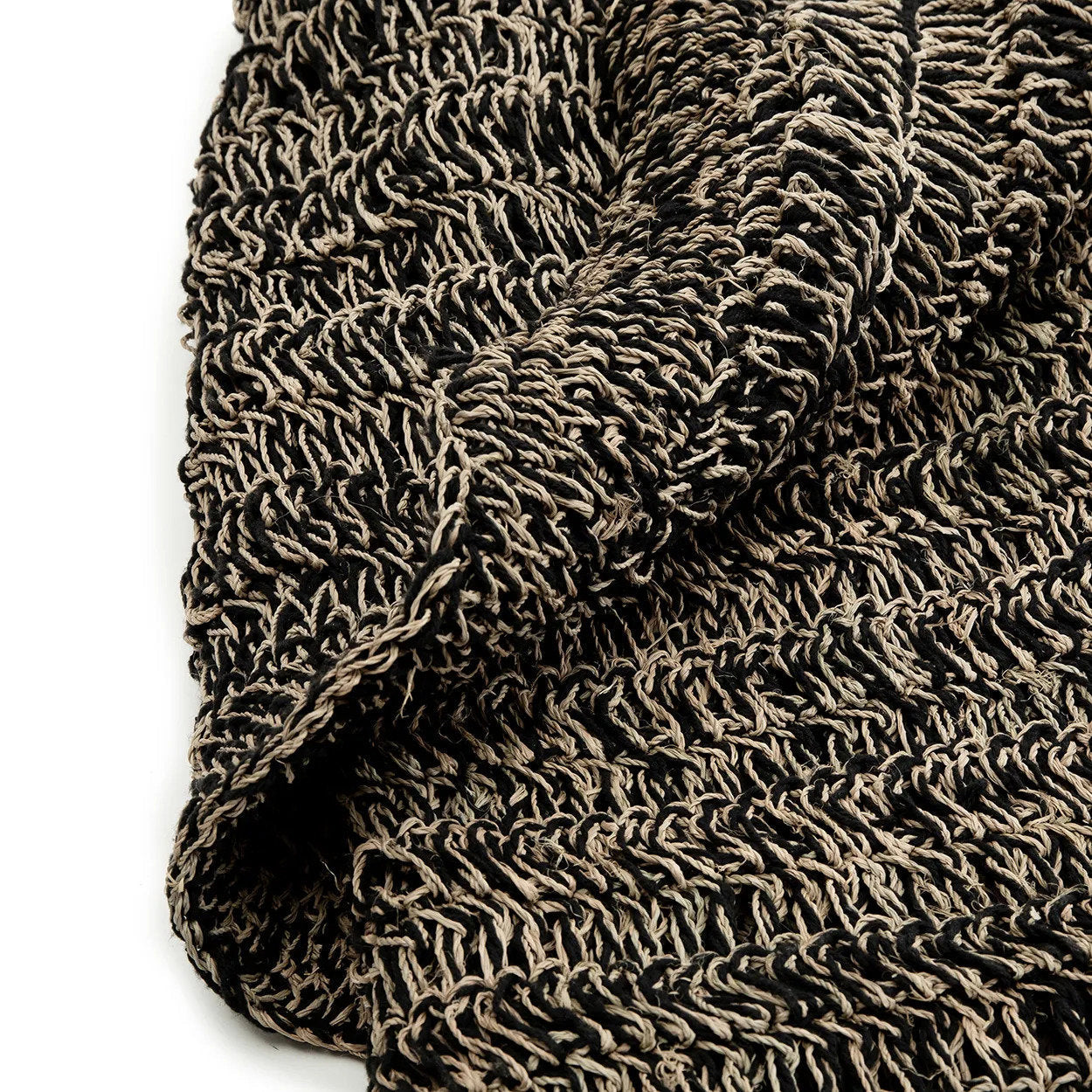 Alfombra de pasto marino - negro natural - 150