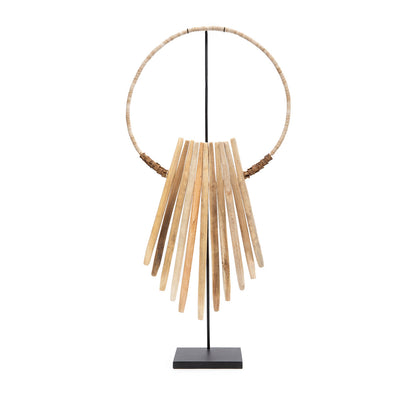 Palitos de madera en soporte - natural