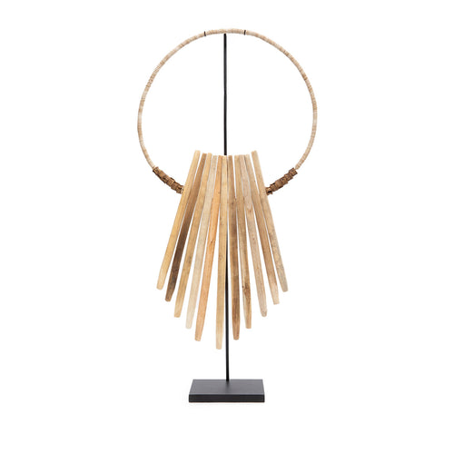 Palitos de madera en soporte - natural