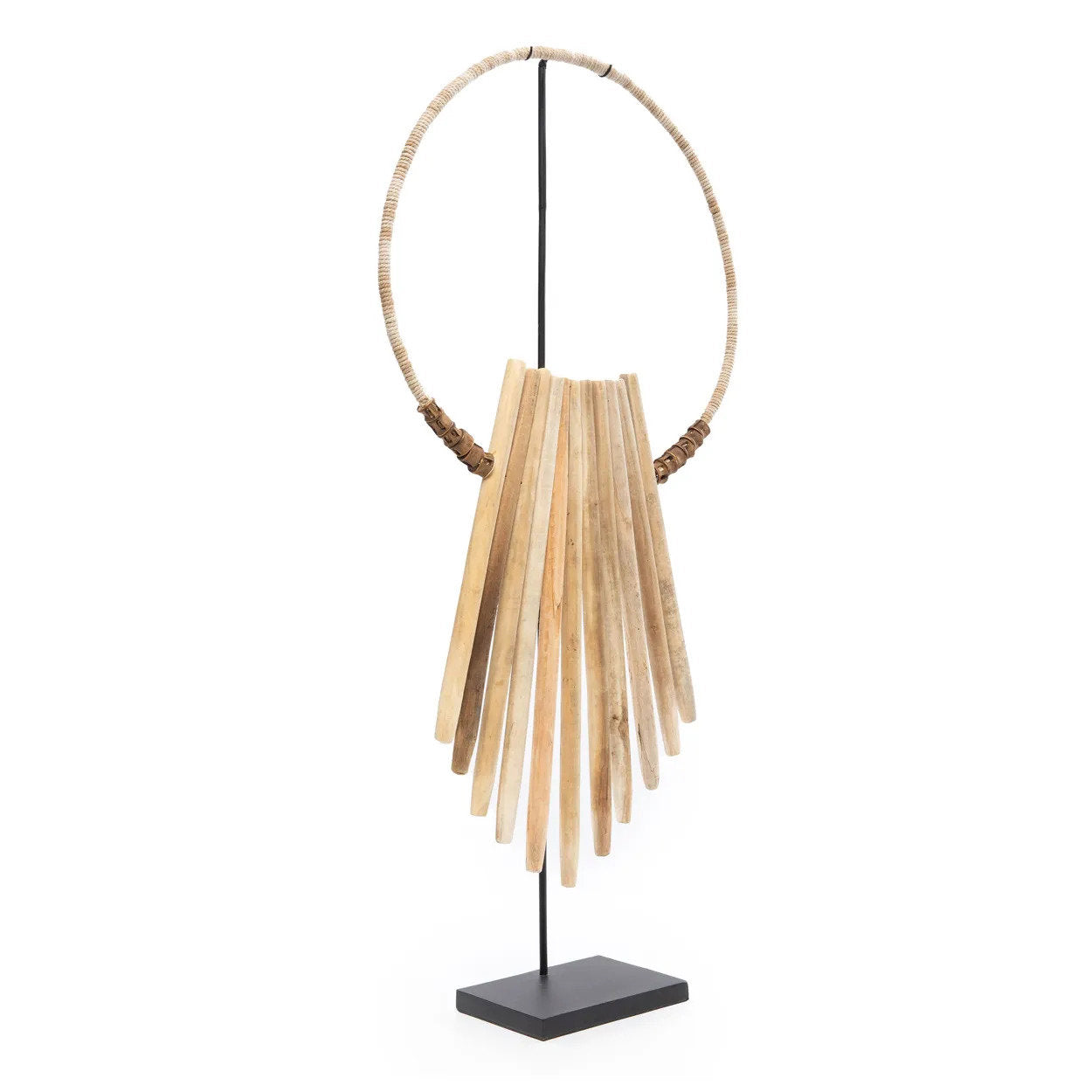 Palitos de madera en soporte - natural