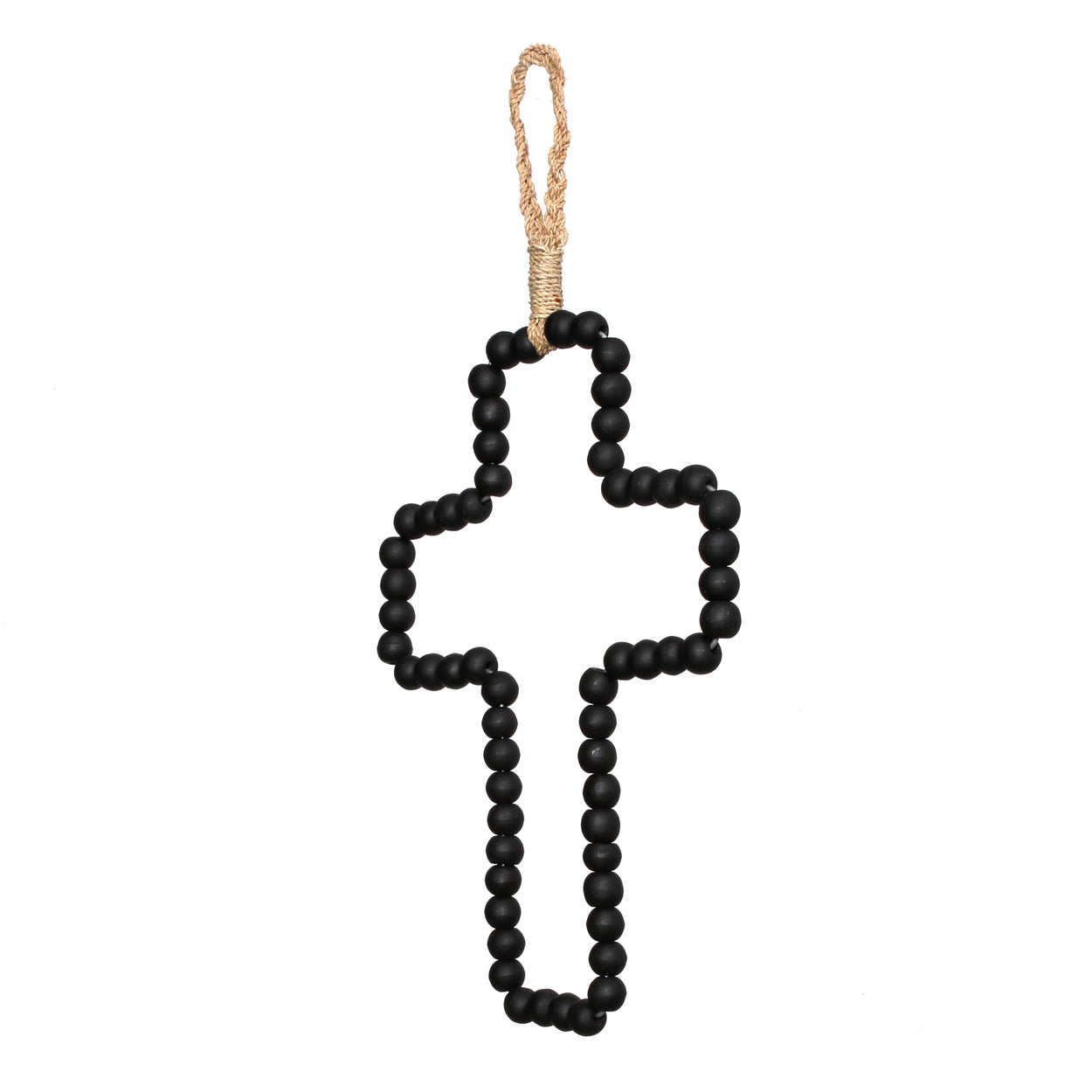 La cruz de madera - negra