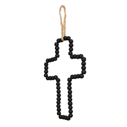 La cruz de madera - negra