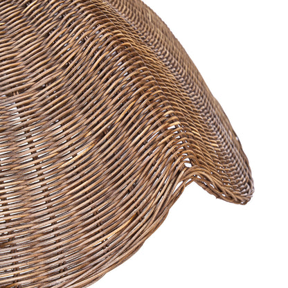 Lámpara colgante Wave - Nogal oscuro - L