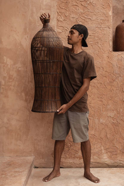 Lámpara Colgante Oasis Tower - Nogal Oscuro - XL