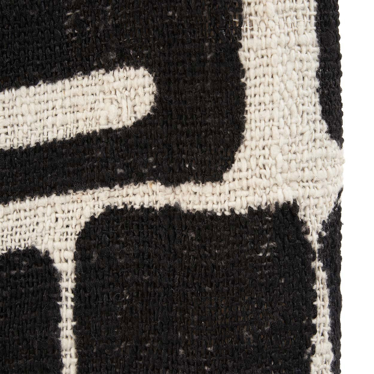 Colcha azteca - negro natural