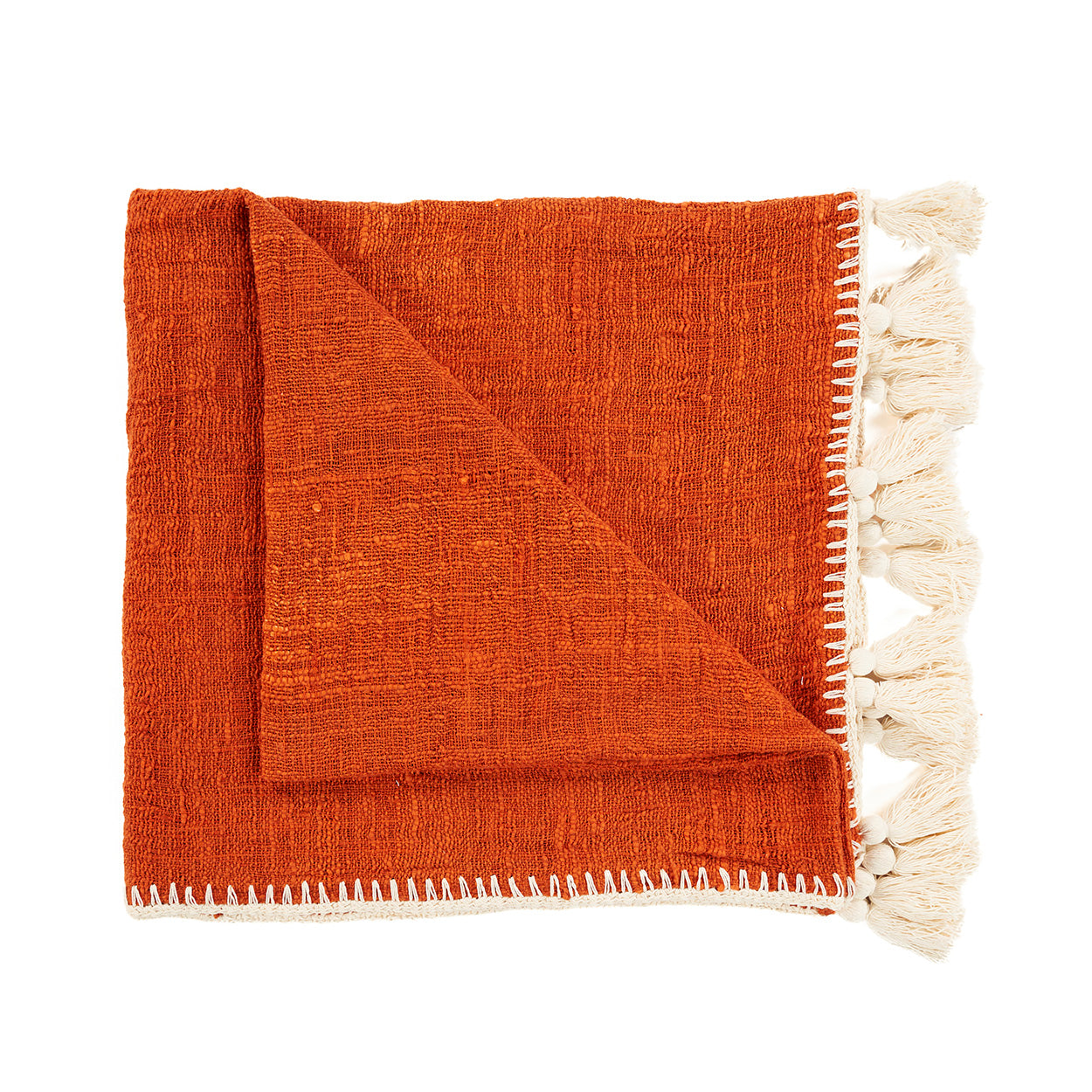La colcha Stitch - terracota