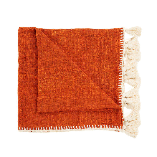 La colcha Stitch - terracota