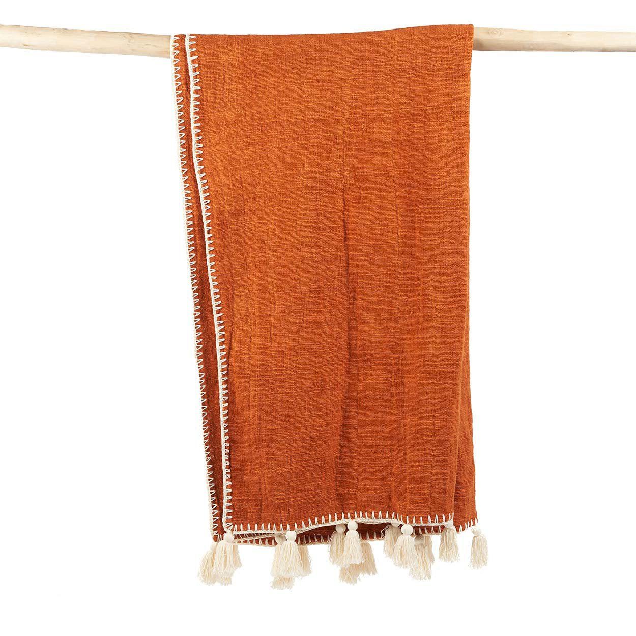 La colcha Stitch - terracota