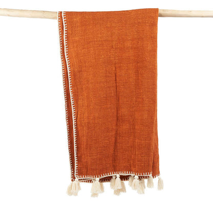 La colcha Stitch - terracota