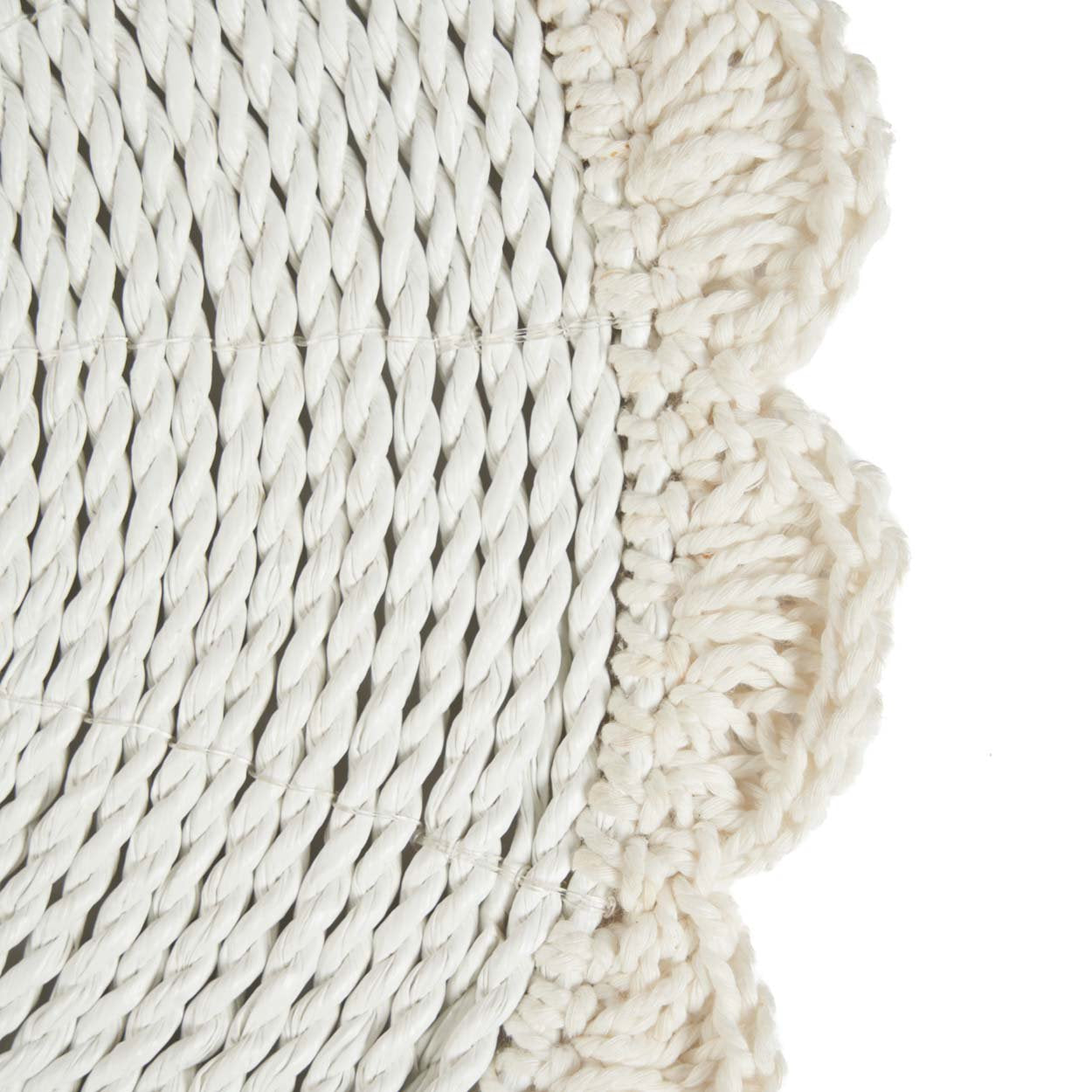 El mantel individual de macramé para boda - Natural