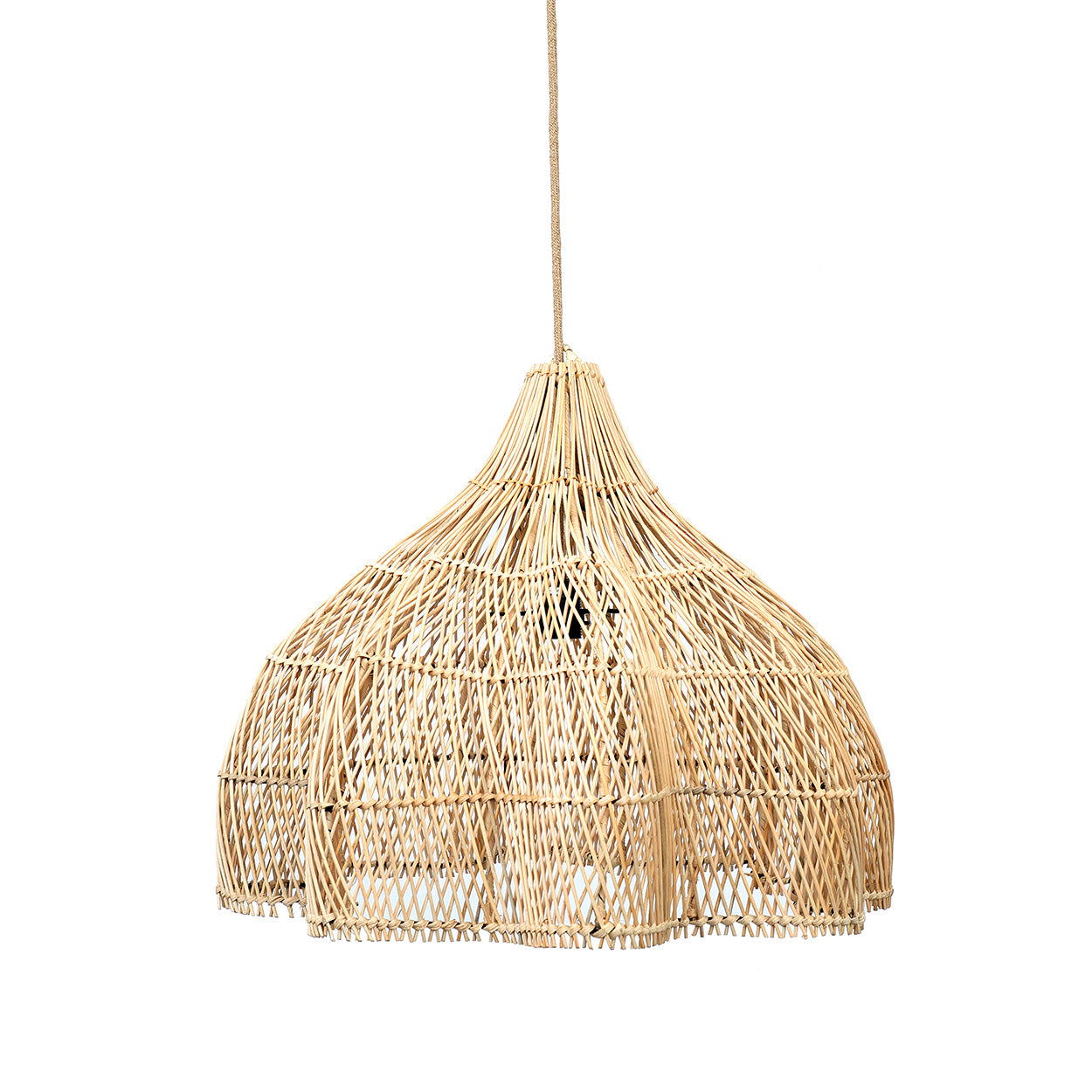 Lámpara colgante Whipped - Natural - M