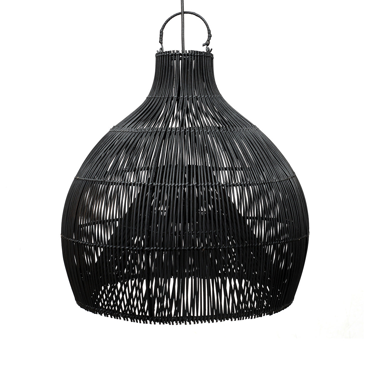 Lámpara colgante Crab Trap - Negro - L