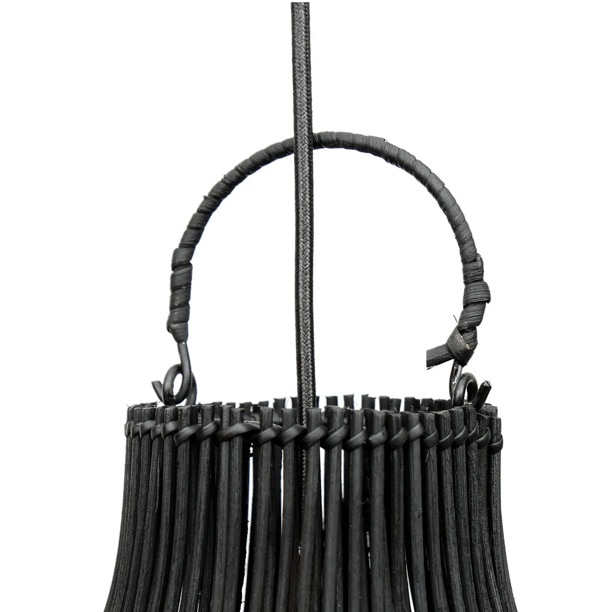 Lámpara colgante Crab Trap - Negro - L