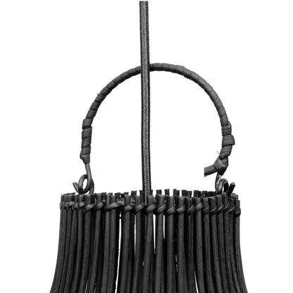Lámpara colgante Crab Trap - Negro - L