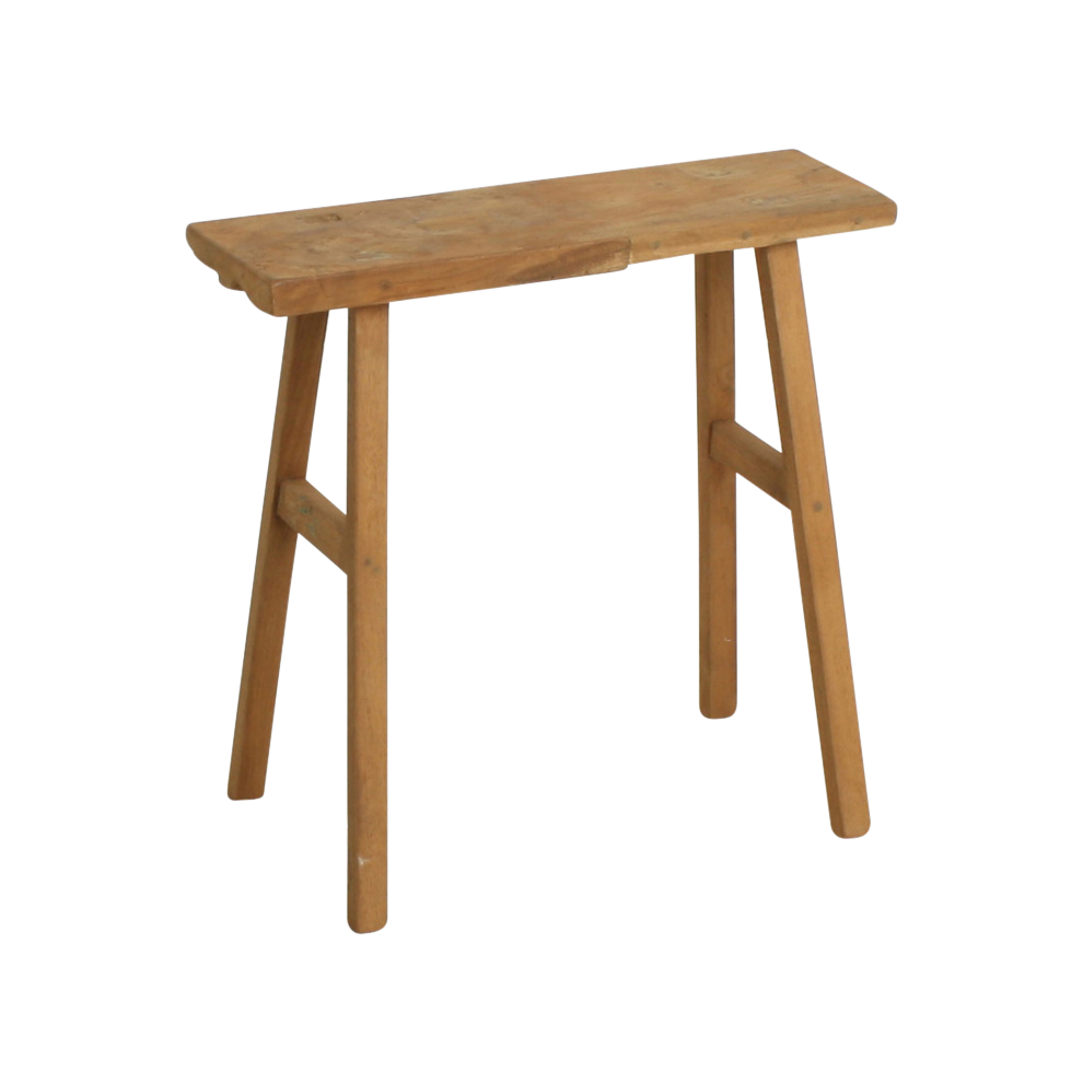 Mesa auxiliar/banco Java Carpenter - madera reciclada - 40x17x50 cm