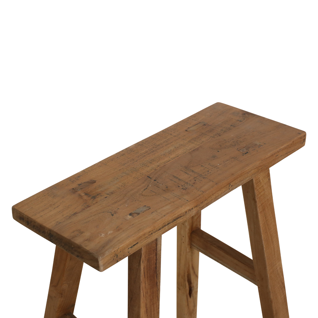 Mesa auxiliar/banco Java Carpenter - madera reciclada - 40x17x50 cm