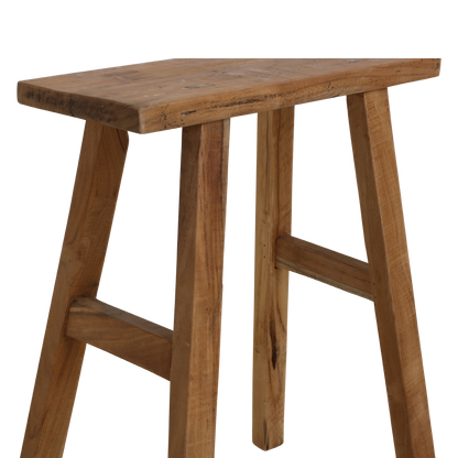 Mesa auxiliar/banco Java Carpenter - madera reciclada - 40x17x50 cm