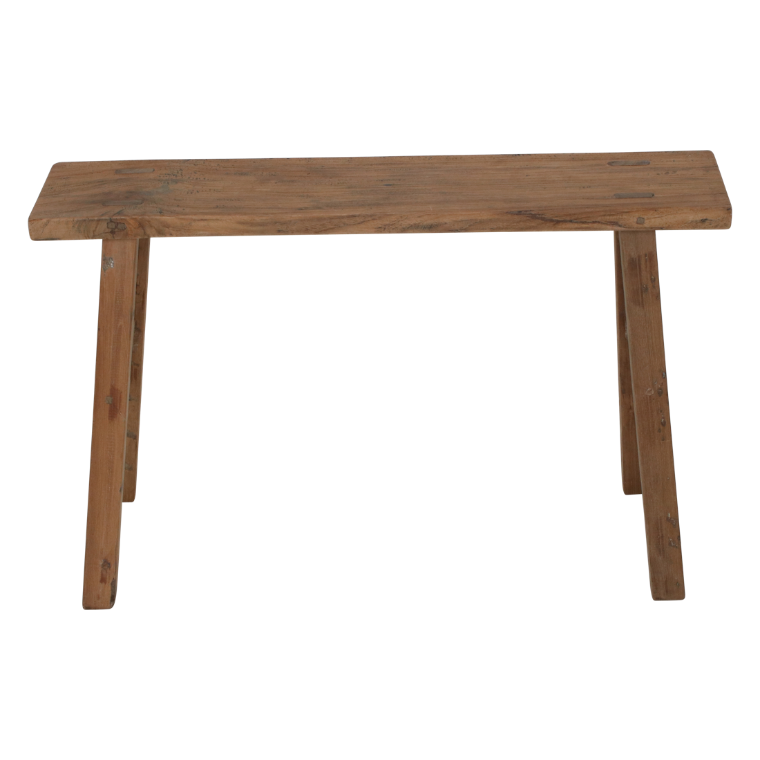 Mesa auxiliar/banco de carpintero Java - madera reciclada - 80x17x50 cm