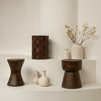 Jarrón decorativo color tiza Mandore M