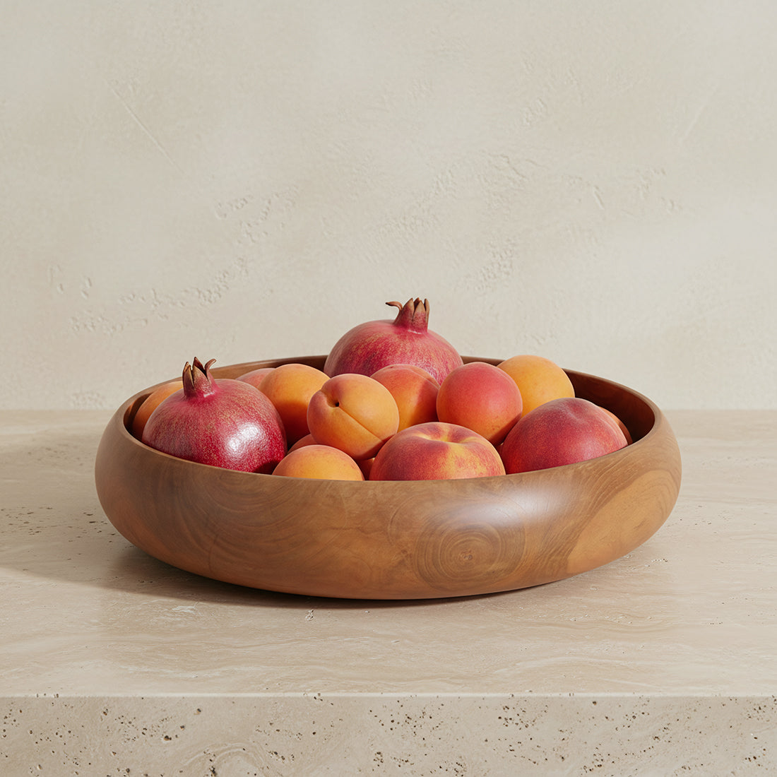 Cuenco de madera de teca grande - Ø 37 cm