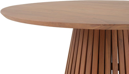 Mesa de comedor Ø130, Acacia natural