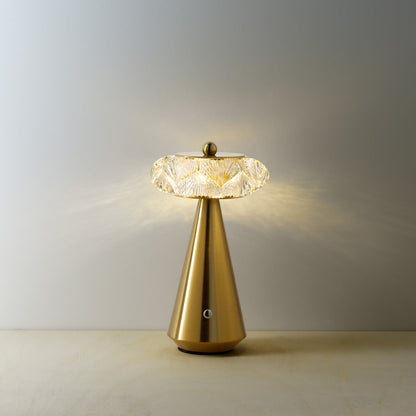 La lámpara de mesa LED Diamond Diva