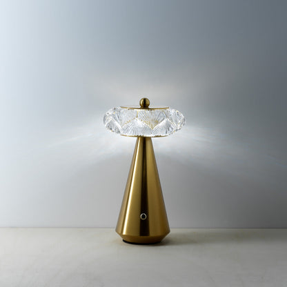La lámpara de mesa LED Diamond Diva