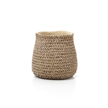 Maceta Faux-Puff - natural - L