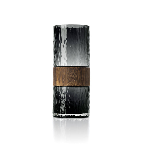 Jarrón Wood You Be Mine - Gris oscuro - L