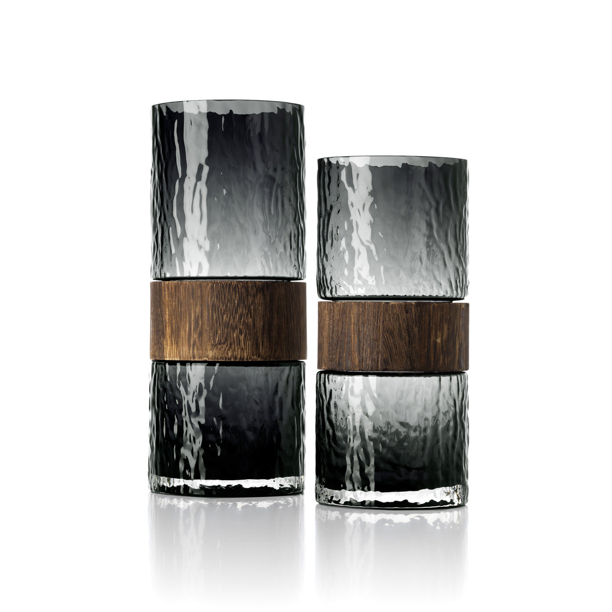 Jarrón The Wood You Be Mine - gris oscuro - M