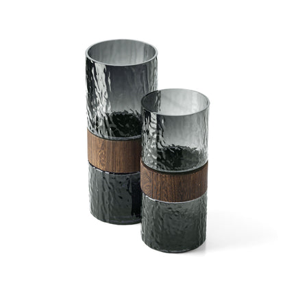 Jarrón The Wood You Be Mine - gris oscuro - M