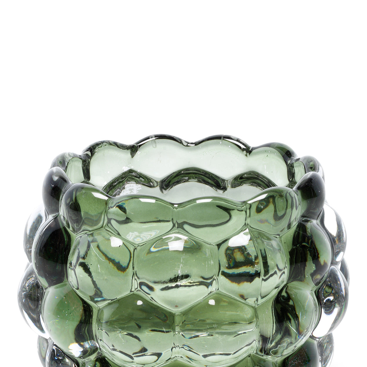 El portavelas Bubble Glow - verde