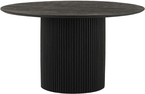 Mesa de comedor Ø140, Acacia Negra