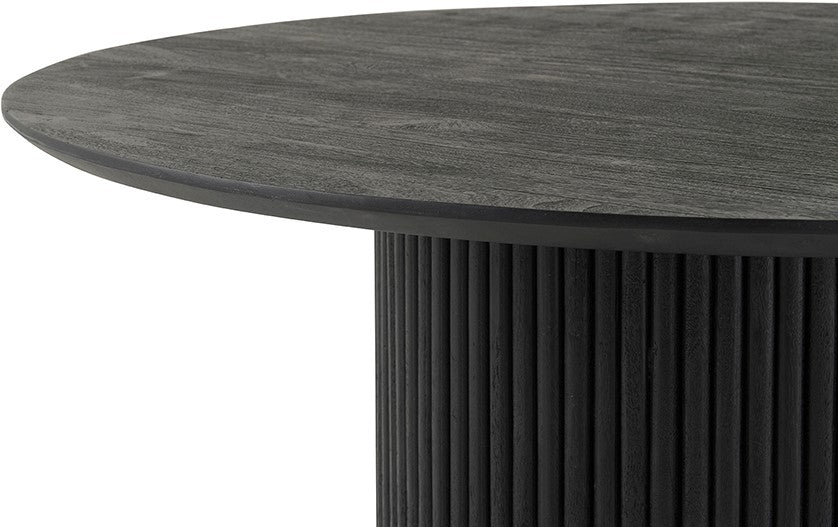 Mesa de comedor Ø140, Acacia Negra