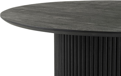 Mesa de comedor Ø140, Acacia Negra