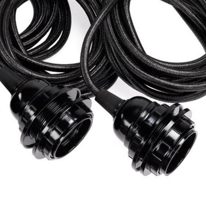 Portalámparas de techo - Negro - 3 luces