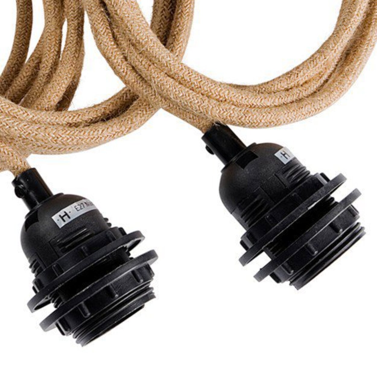 Accesorios de techo - Negro natural - 3 casquillos