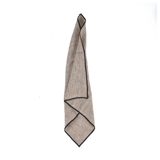 The Code servilleta de lino - negro natural - 45x45