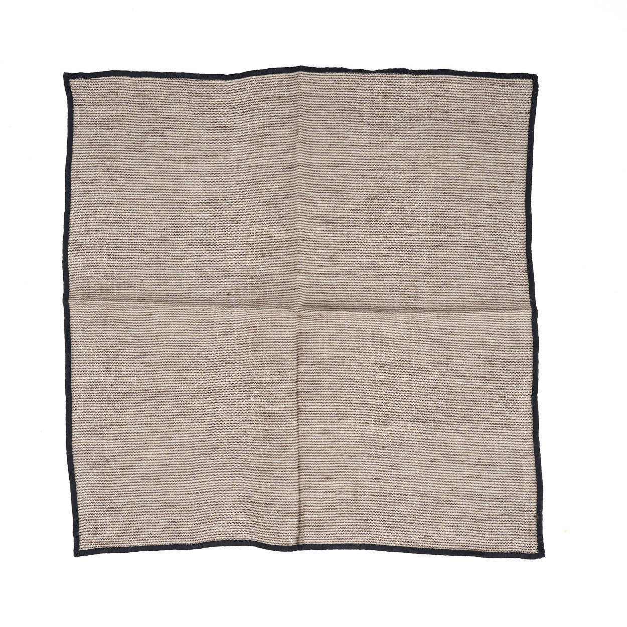 The Code servilleta de lino - negro natural - 45x45