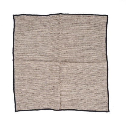The Code servilleta de lino - negro natural - 45x45