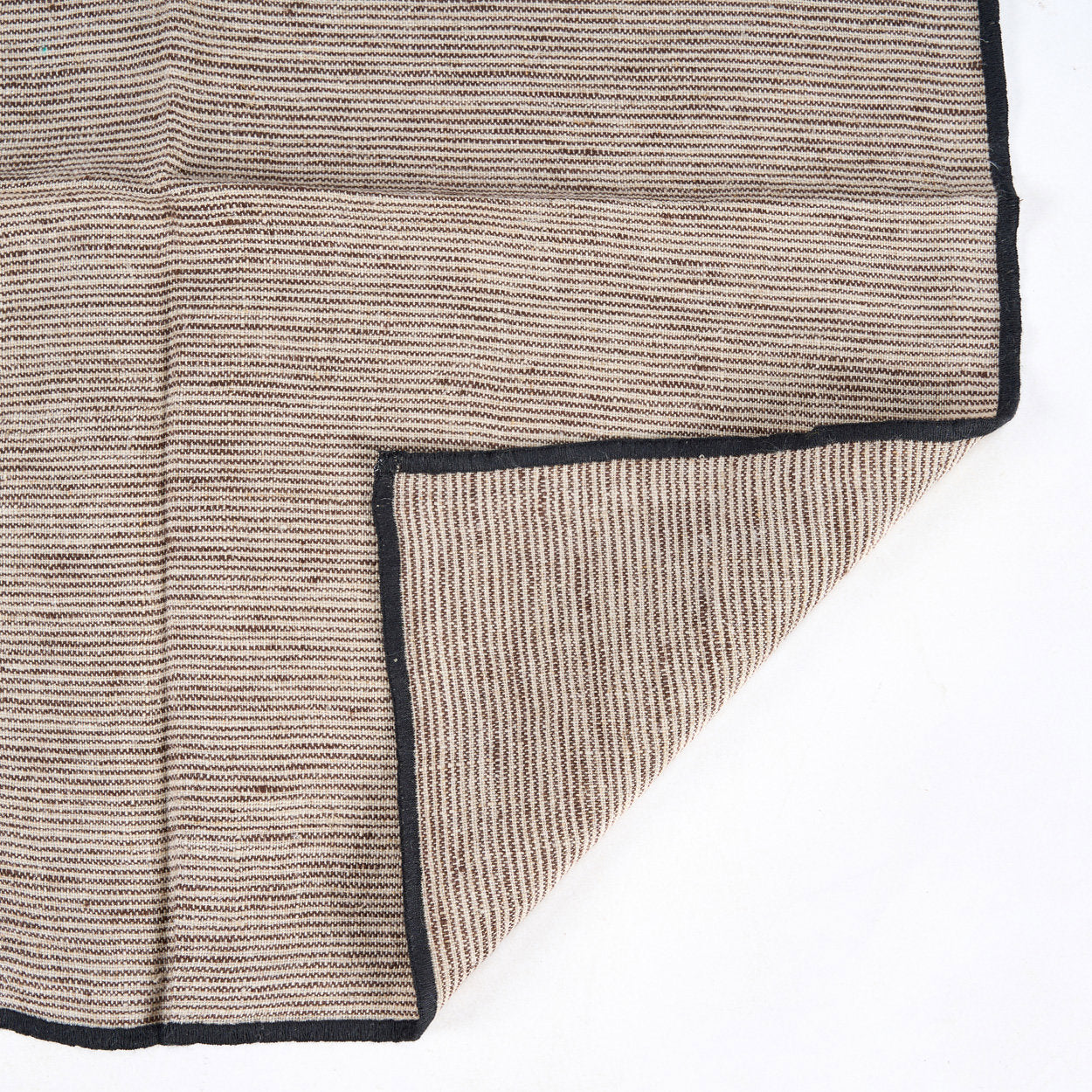 The Code servilleta de lino - negro natural - 45x45