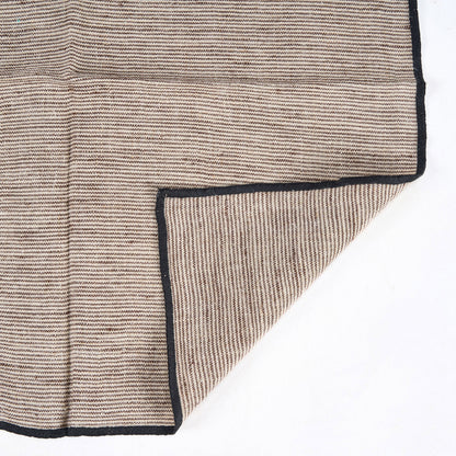 The Code servilleta de lino - negro natural - 45x45