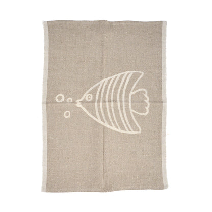 The Linen Fish Paño de cocina - blanco natural - 50x70 cm