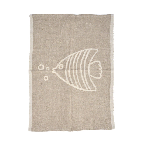 The Linen Fish Paño de cocina - blanco natural - 50x70 cm