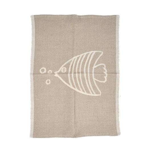 The Linen Fish Paño de cocina - blanco natural - 50x70 cm
