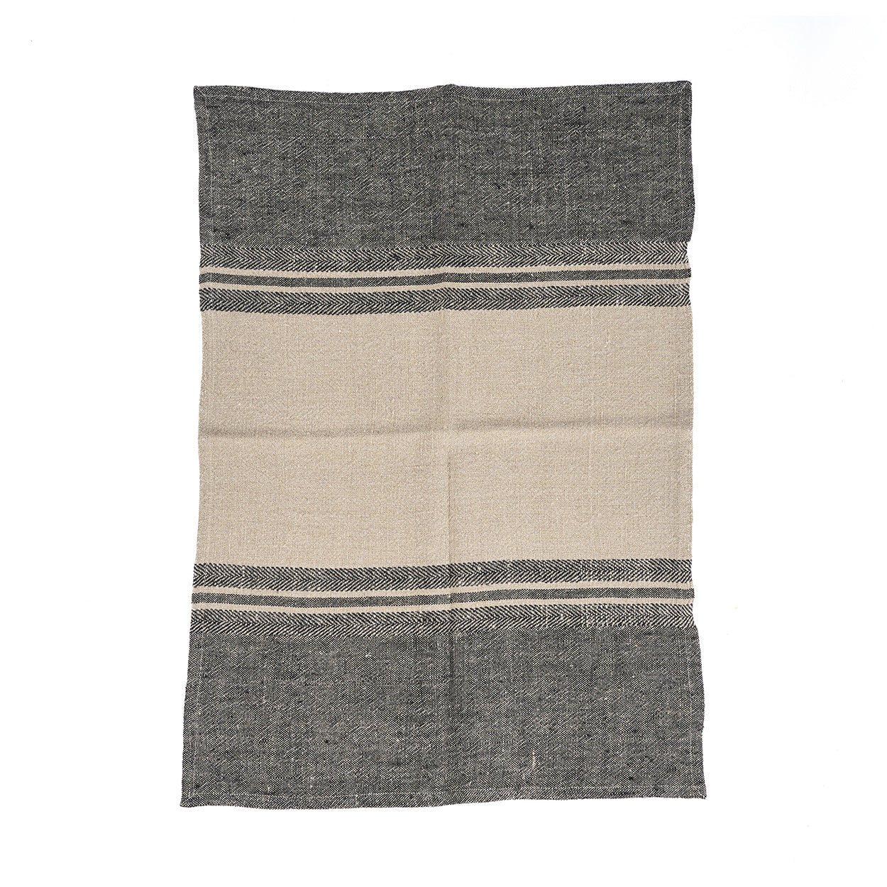 De Linnen Dash paño de cocina - natural/negro - 50x70