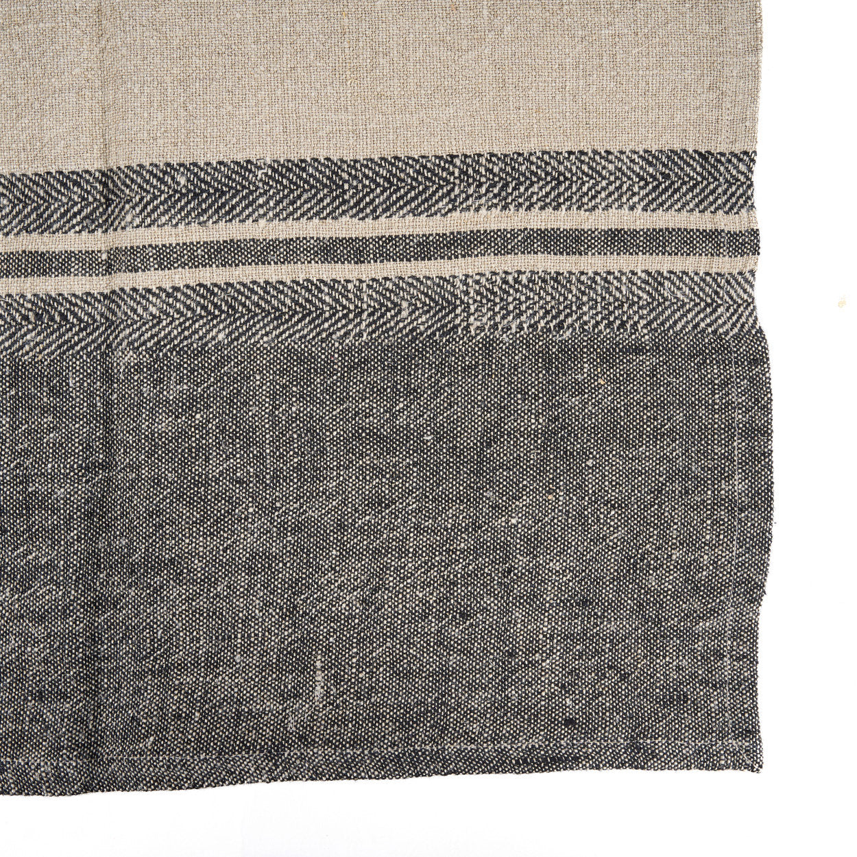 De Linnen Dash paño de cocina - natural/negro - 50x70