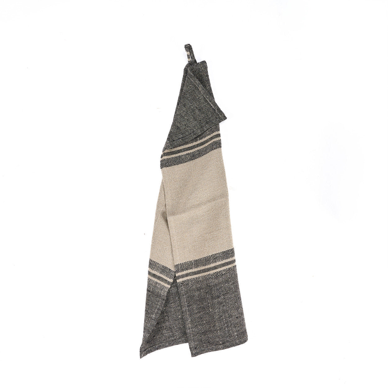 De Linnen Dash paño de cocina - natural/negro - 50x70