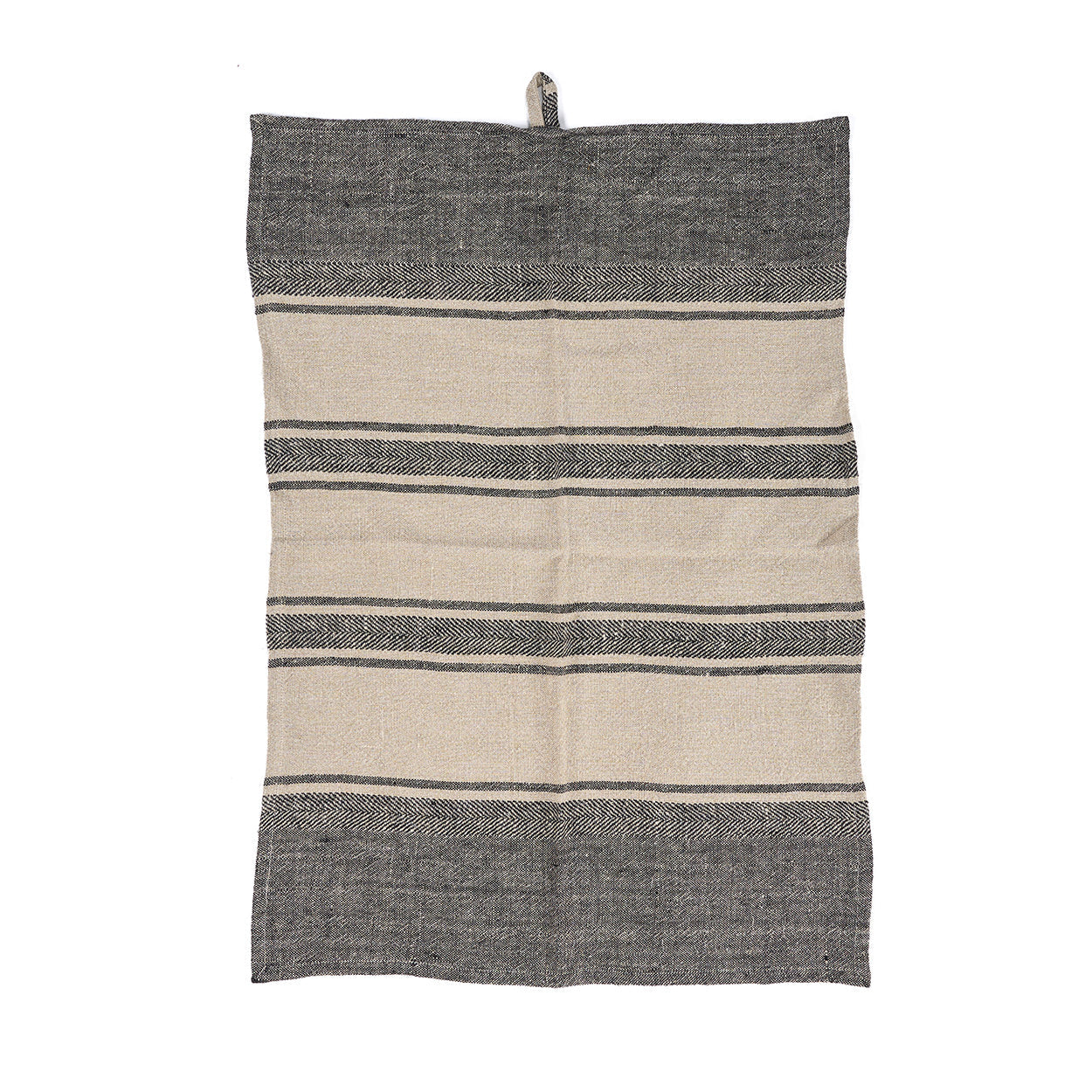 De Linnen Dash paño de cocina - natural/negro - 50x70