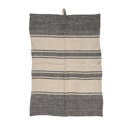 De Linnen Dash paño de cocina - natural/negro - 50x70
